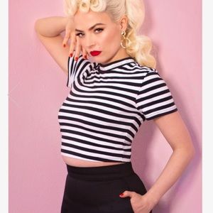 Vixen by Micheline Pitt Bad Girl Crop Top